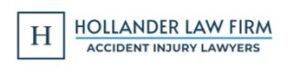Blue and White Logo of Hollander Law Firm